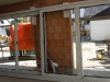 Die Fenster werden eingebaut