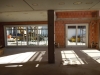 Die Fenster werden eingebaut